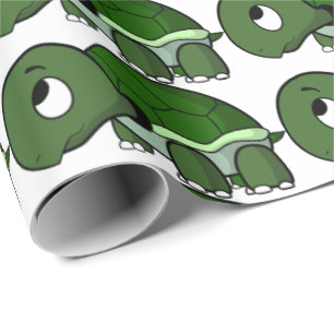 Papel de Regalo - Tortuga Divertida