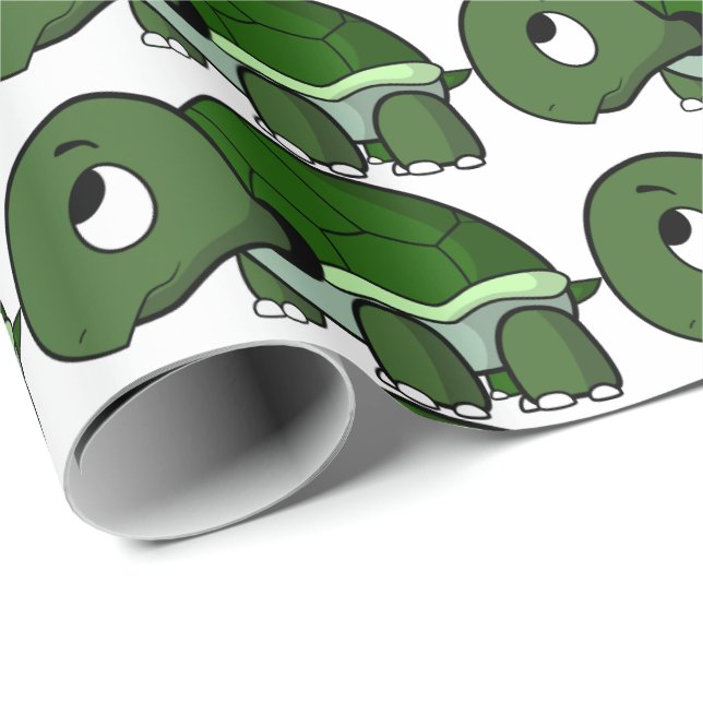 Papel de Regalo - Tortuga Divertida (Esquina del rollo)