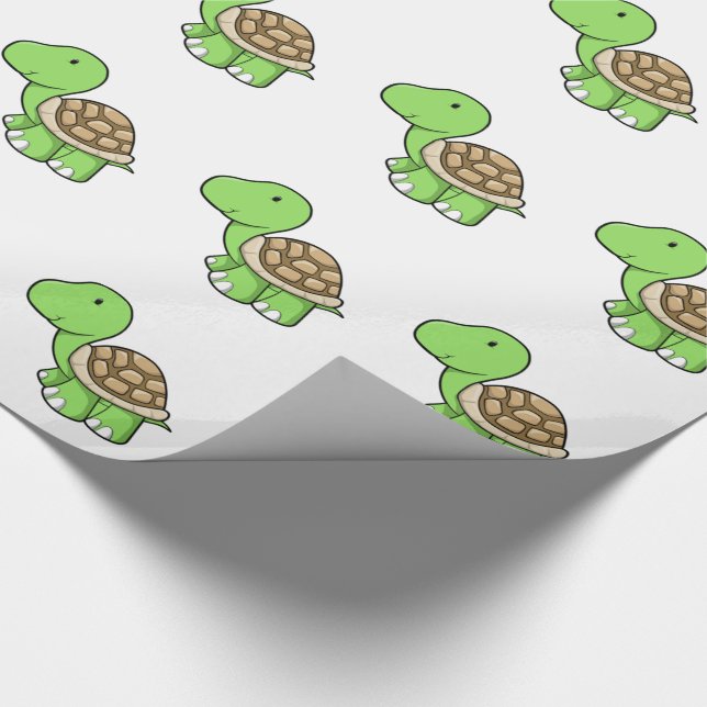 Papel De Regalo Tortuga linda (Esquina)