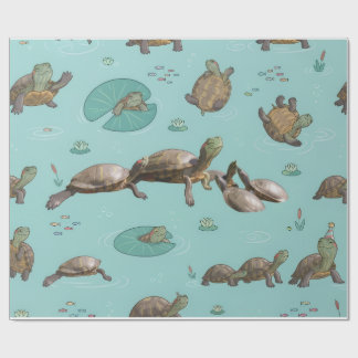 Papel De Regalo Tortugas