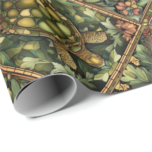 Papel De Regalo Tortugas (Esquina del rollo)