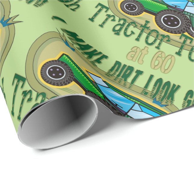 Papel De Regalo Tos del tractor a los 60 (Esquina del rollo)