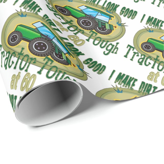 Papel De Regalo Tos del tractor a los 60 (Esquina del rollo)