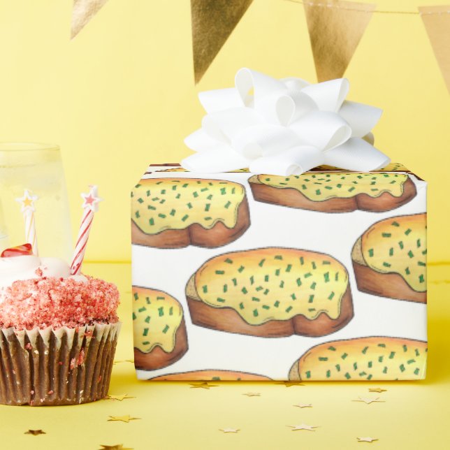 Papel De Regalo Tosta de queso sabrosa de caramelo galés Rarebit c (Fiesta de cumpleaños )