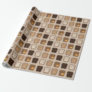 Papel De Regalo Tostada de Kawaii