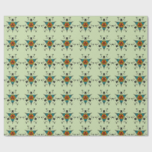 Papel De Regalo Totem Tribal Zen"