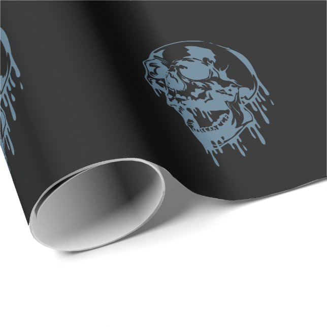 Papel De Regalo Totenkopf Tattoo Körperkunst (Esquina del rollo)