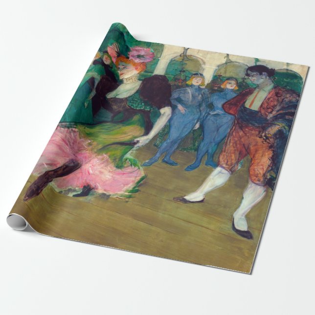 Papel De Regalo Toulouse-Lautrec - Marcelle Lender, Dancing Bolero (Desenrollado)