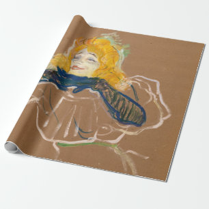 Papel De Regalo Toulouse-Lautrec - Yvette Guilbert Cantando