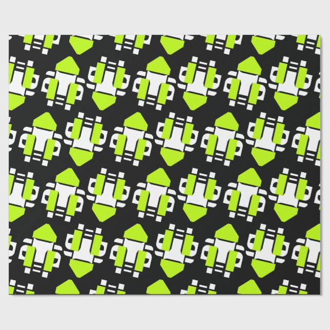 Papel De Regalo Toxic Neon Wrapping Paper (Superficie plana)