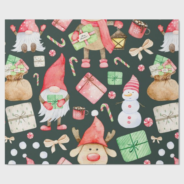 Papel De Regalo Toy Story Merry Christmas Pattern Moderno (Superficie plana)