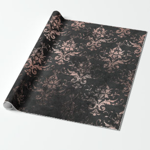 Papel De Regalo Trabajo de desplazamiento rosa con problemas en ne