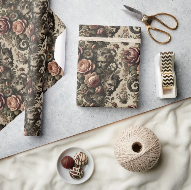 Papel De Regalo Trabajos 🩸 para niños - Victoria gótica (Artesanía)