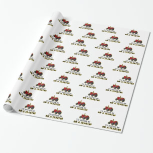 Papel De Regalo Tractor divertido