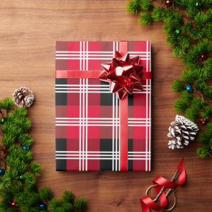Papel De Regalo Tradicional yeso negro de vacaciones