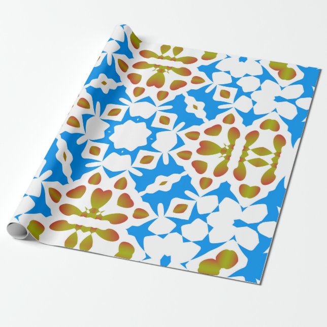 Papel De Regalo Traditional ornate mexican talavera. Universal des (Desenrollado)