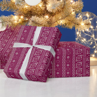 Papel De Regalo Traditional Tatreez Print Wrapping Paper