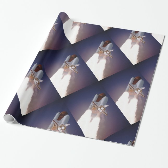 Papel De Regalo Transbordador espacial (Desenrollado)