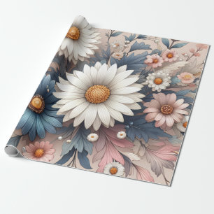 Papel De Regalo Transforma tu espacio con elegante floral de marga