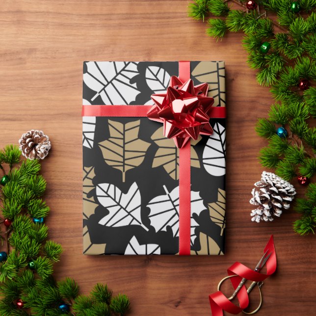 Papel De Regalo Transición de la naturaleza otoño-otoño (Regalo de vacaciones)