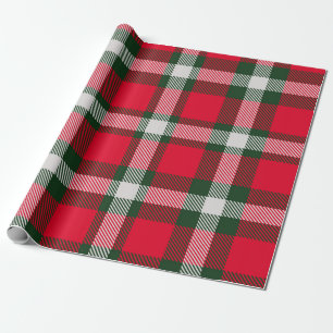 Papel De Regalo Traslado clásico de diseño transparente de Tartán