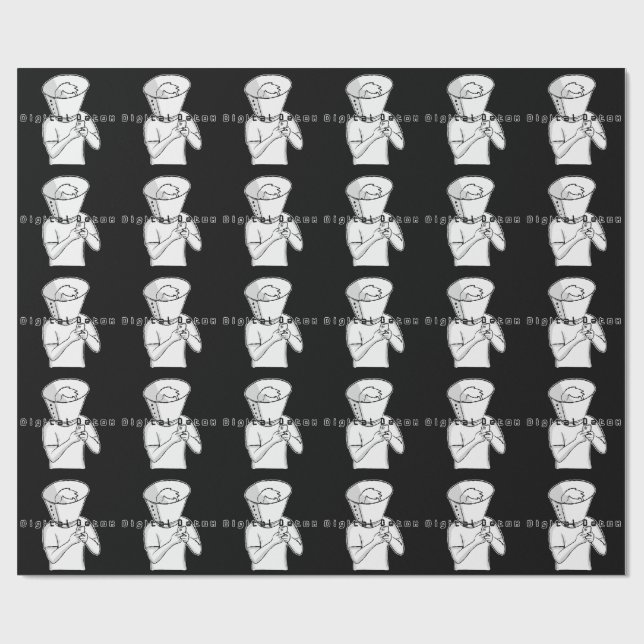 Papel De Regalo tratamiento de desintoxicación digital (Superficie plana)