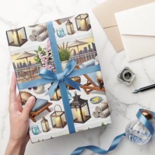 Papel De Regalo Tratamiento temático de Spa Cat para los amantes d