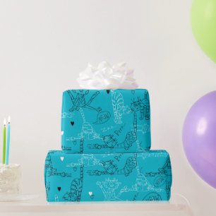 Papel De Regalo Travesuras de gatito
