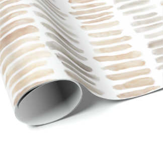 Papel De Regalo Trazos de color de agua neutro