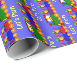 Papel De Regalo Tren lindo para la fiesta de cumpleaños de los chi