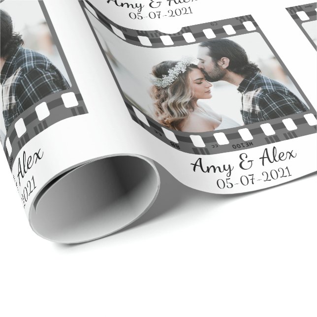 Papel De Regalo Trendy Film Reel Movie Personalizado Picture Frame (Esquina del rollo)