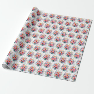 Papel De Regalo Trendy Wildflowers Beautiful Luxury Collection