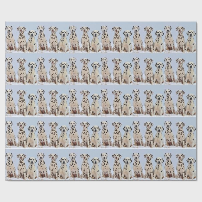 Papel De Regalo Tres Dalmatians (Superficie plana)