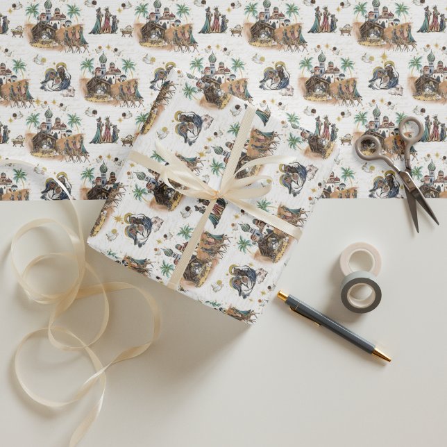 Papel De Regalo Tres reyes en Belén (Subido por el creador)