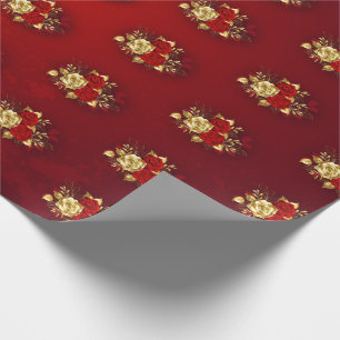 Papel De Regalo Tres Rosas Joyas