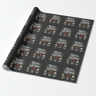 Papel De Regalo Tres veces en la astronomía del eclipse solar 2025