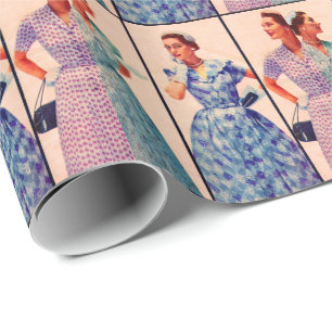 Papel De Regalo tres vestidos de 1953 - ropa vintage