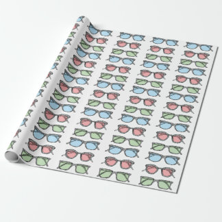 Papel De Regalo Tres vidrios del bosquejo