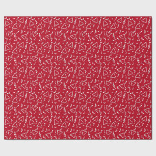 Papel De Regalo Triangle Music Notes