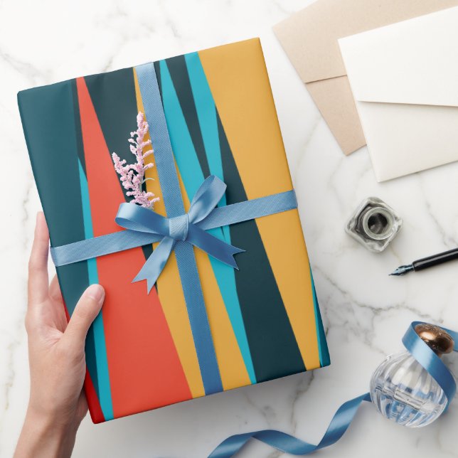 Papel De Regalo Triangles  (Regalar)