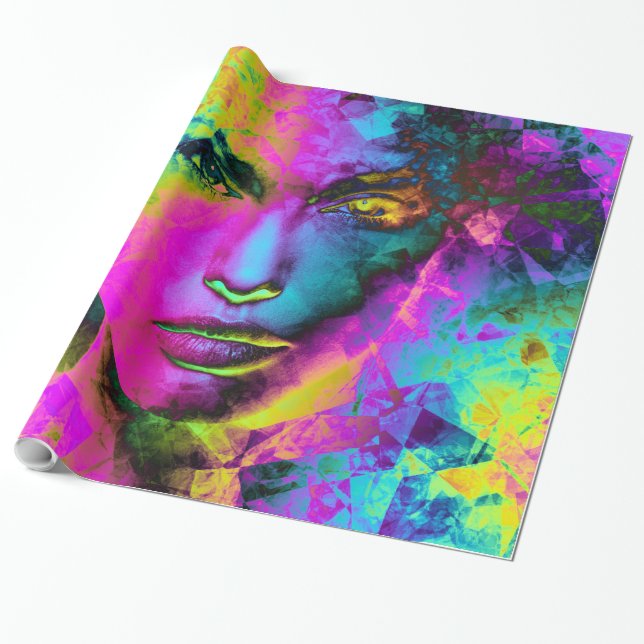 Papel De Regalo Triángulo Art 3 (Desenrollado)