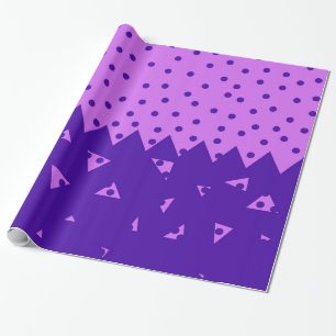 Papel De Regalo Triángulo y círculos