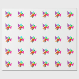 Papel De Regalo Triángulos Coloridos