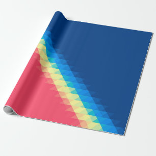 Papel De Regalo triángulos coloridos de dun urbano fresco ilustrad
