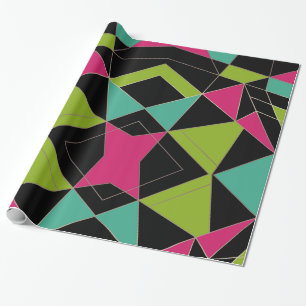 Papel De Regalo Triángulos de modo de geometría geométrica abstrac