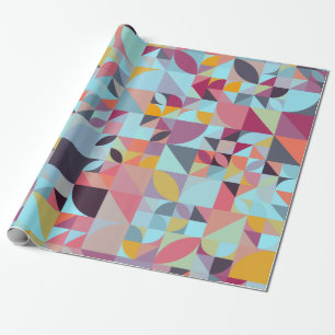 Papel De Regalo Triángulos, pétalos y cuartos