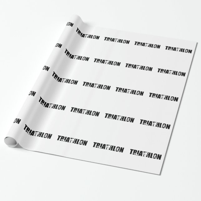 Papel De Regalo Triathlon (Desenrollado)