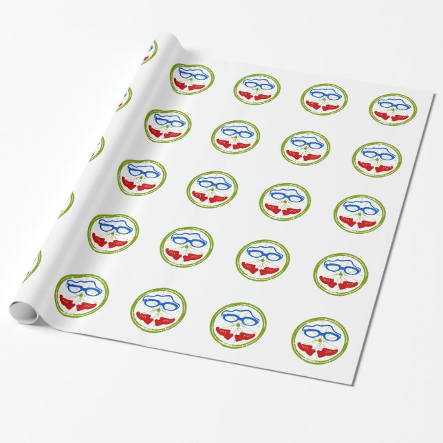 Papel De Regalo Triathlon Face (Desenrollado)