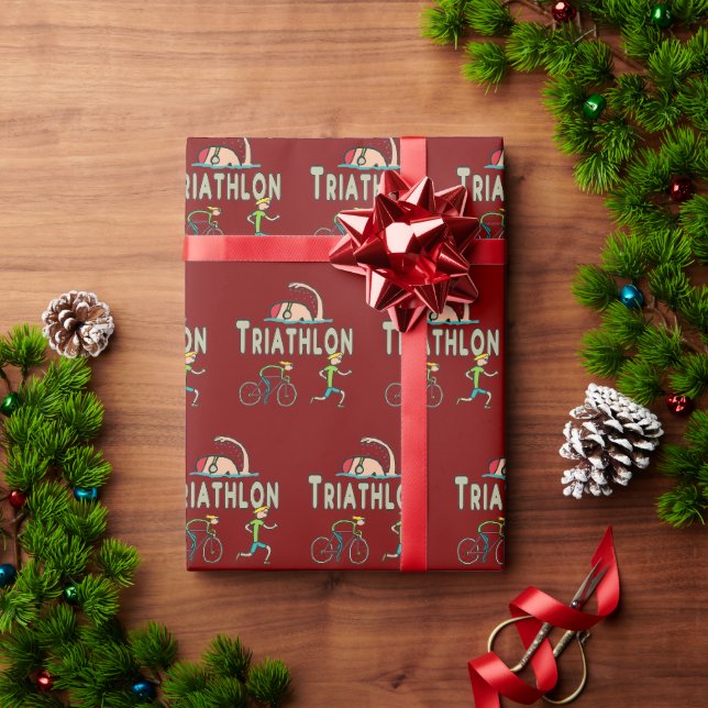 Papel De Regalo Triatlón (Regalo de vacaciones)