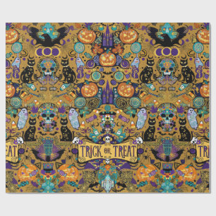 Papel De Regalo Trick Or Treat Halloween